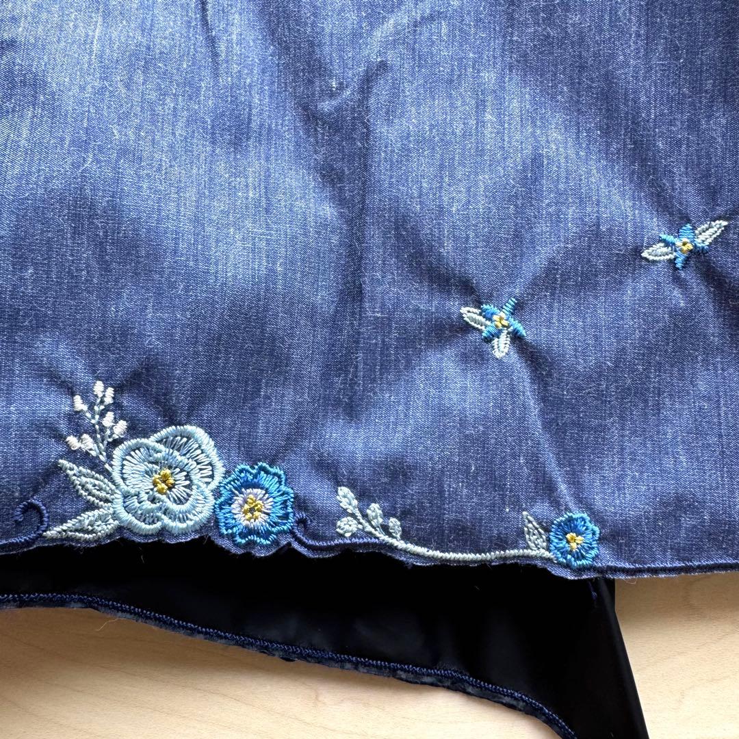 ★新品★Blao　晴雨兼用　日傘　１級遮光　遮熱効果　サマーシールド　軽量　刺繍