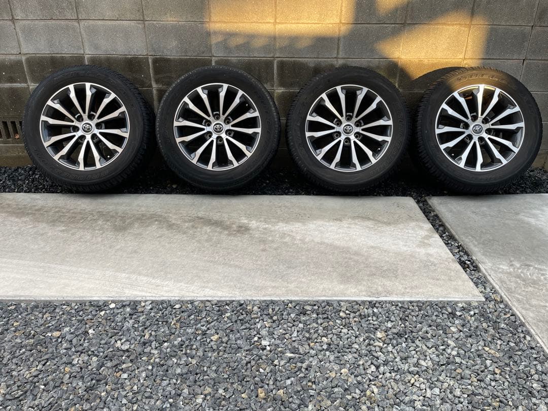 150系プラド　純正19インチホイールタイヤ4本セット