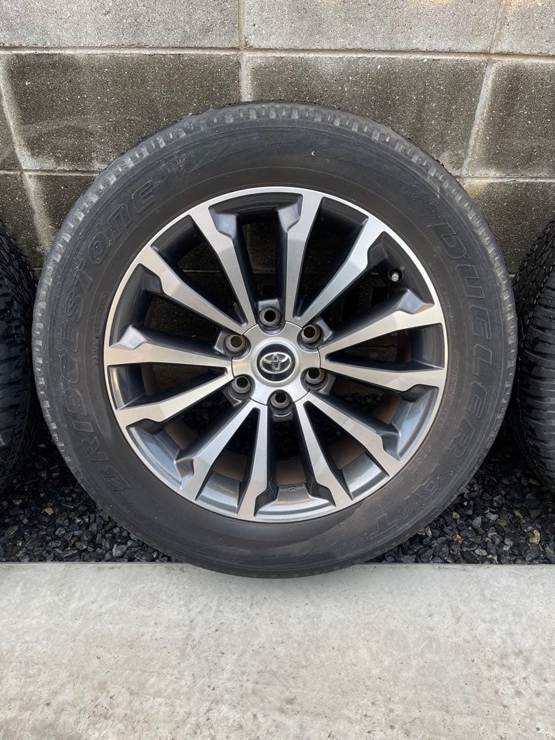 150系プラド　純正19インチホイールタイヤ4本セット