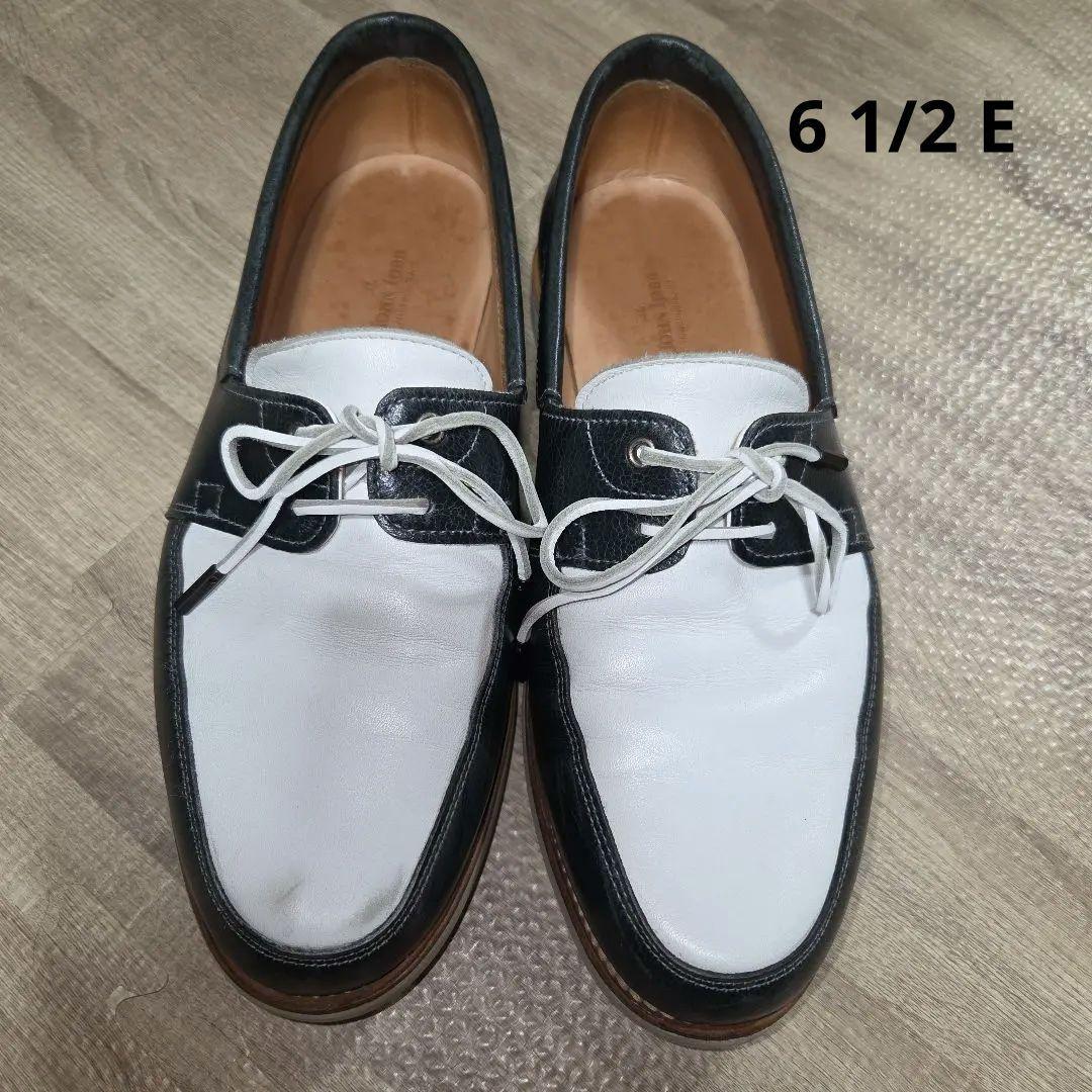 JOHN LOBB ARIMA デッキシューズ コンビ レザーシューズ