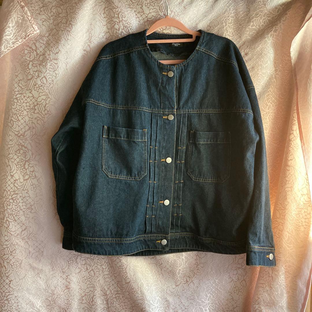 marbleSUD オーバーサイズ　デニムジャケット