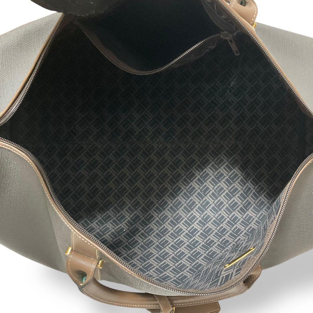 【美品】ダンヒル　ボストンバッグ　トラベル　PVC レザー　大容量　ヴィンテージ