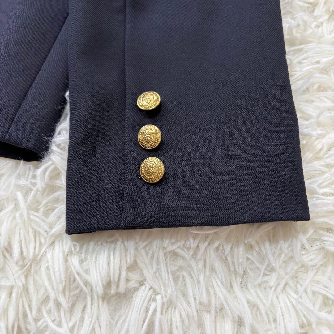 高級　美品　EASTBOY ヴィーナス　紺ブレ　ワッペン　金ボタン　ジャケット