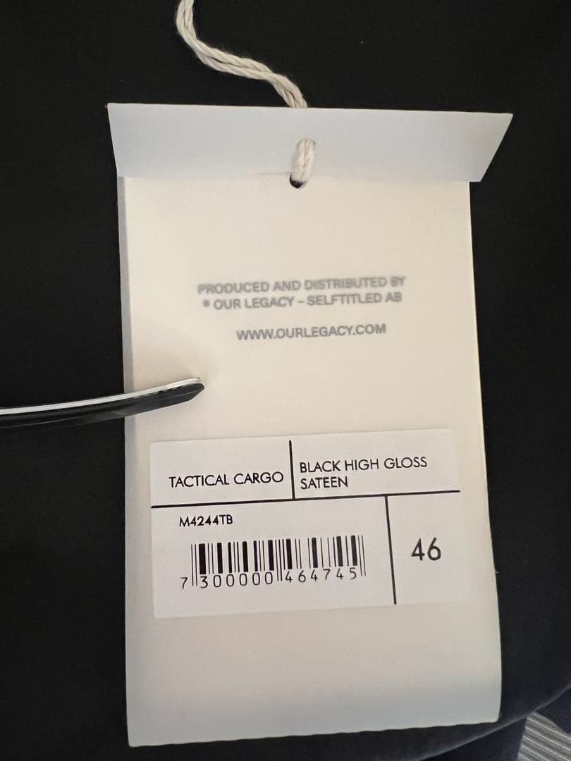 パンツ 24FW OUR LEGACY TACTICAL CARGO 46