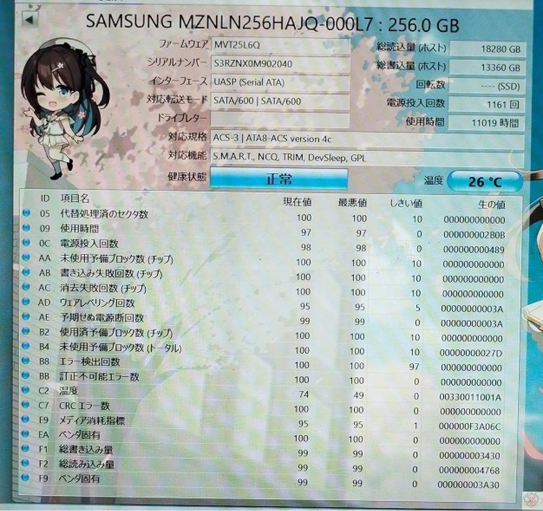 10枚セット 256GB M.2 SATA B&M key 2280 送料無料