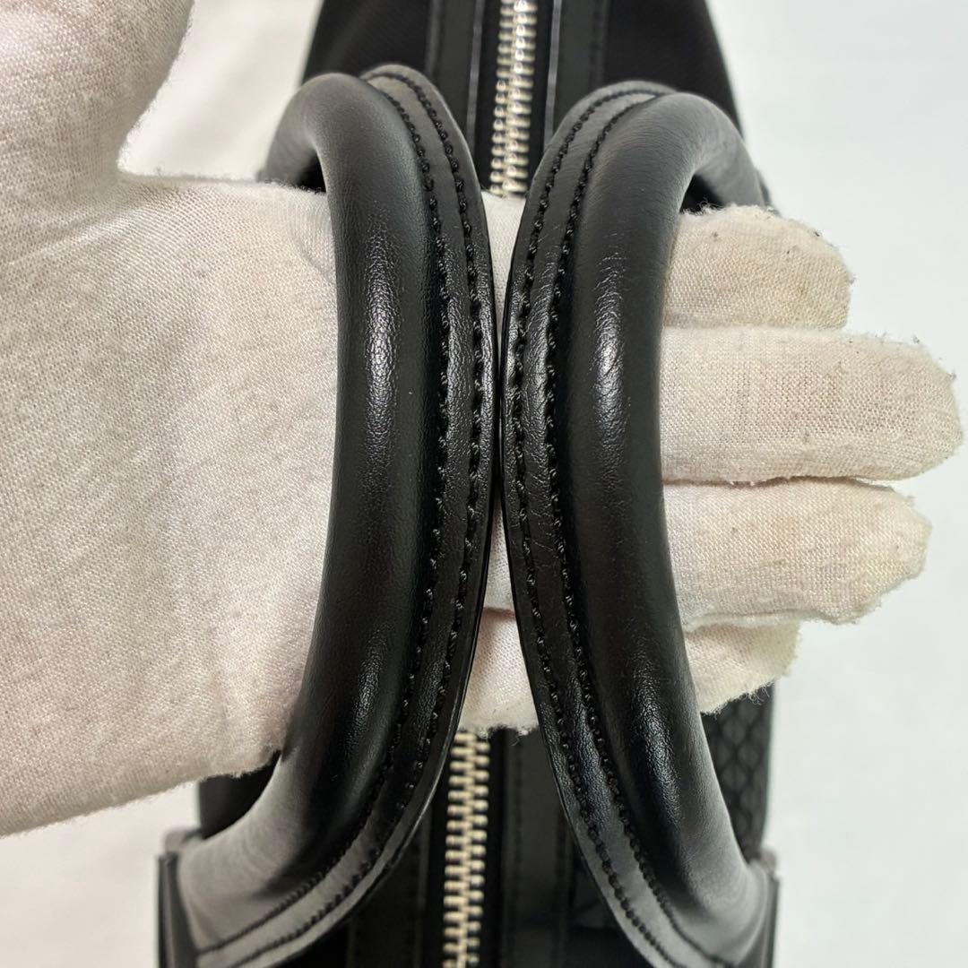 【極美品】ディーゼル ファブリック 2way ビジネスバッグ パネルロゴ A4可