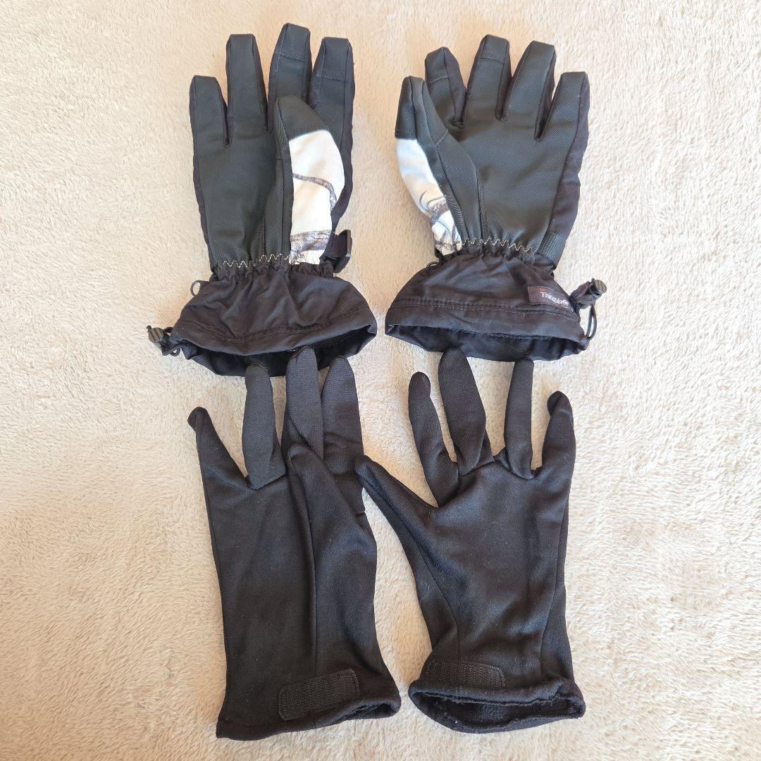 PONTAPES スノボウェア つなぎ ユニセックスS(11) 黒 グローブ付