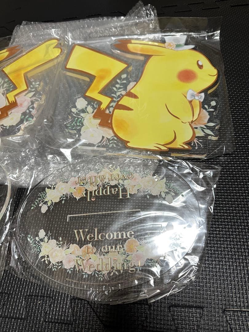 【値引き中】ピカチュウ ウェディング ウェルカムボード セット