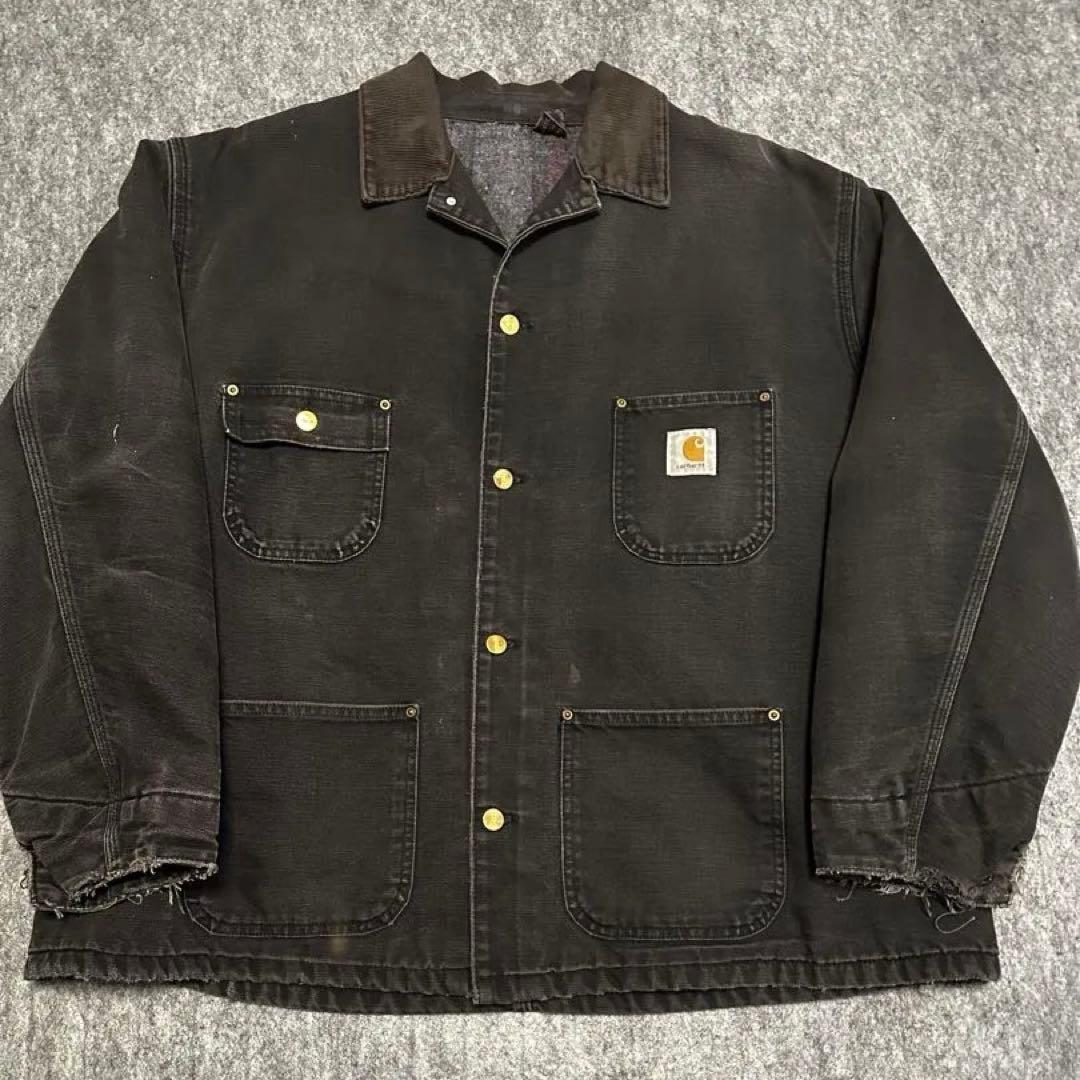 90s カーハート carhertt チョアコート ブラック usa製