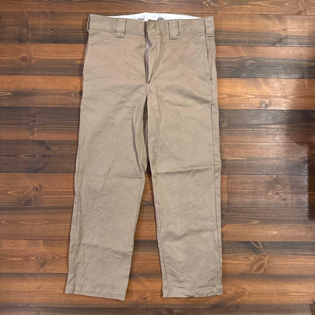 ロンハーマン×ディッキーズ　ストレッチコットンワークパンツ　中古　ベージュ　34