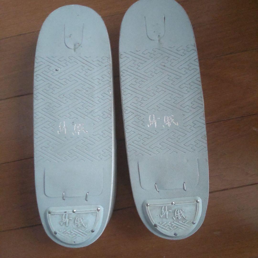 草履 バッグ セット 紗織 Lサイズ シルバー系