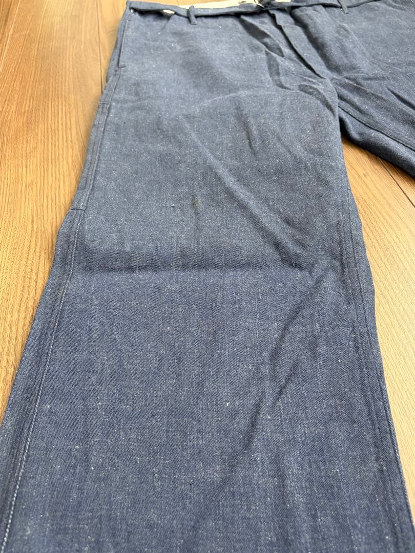 ヴィンテージ デニムワークパンツ フレンチヴィンテージ 40s 50s