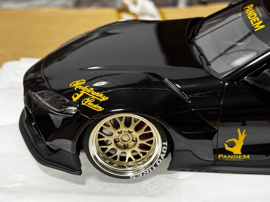 PANDEM GRスープラ V1.0 ブラック 1/18 TOP SPEED