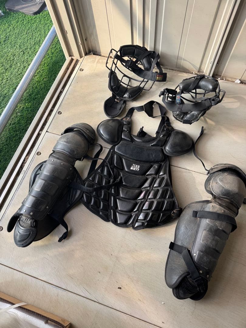 ZETT JSBB キャッチャー用プロテクターセット ブラック