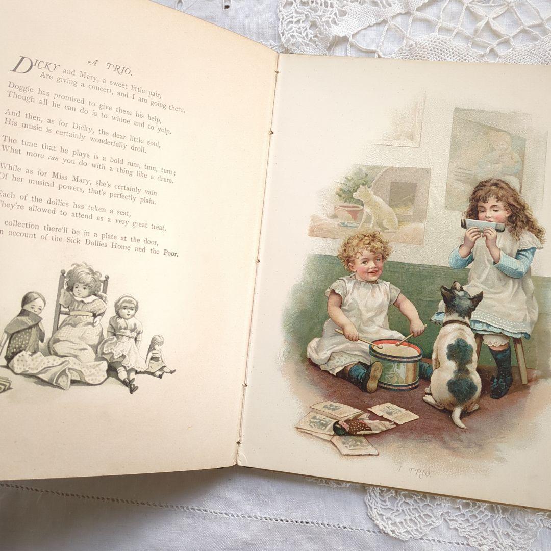 超稀少1888ハリエットベネット絵本 洋書 児童書 アンティーク ヴィクトリアン