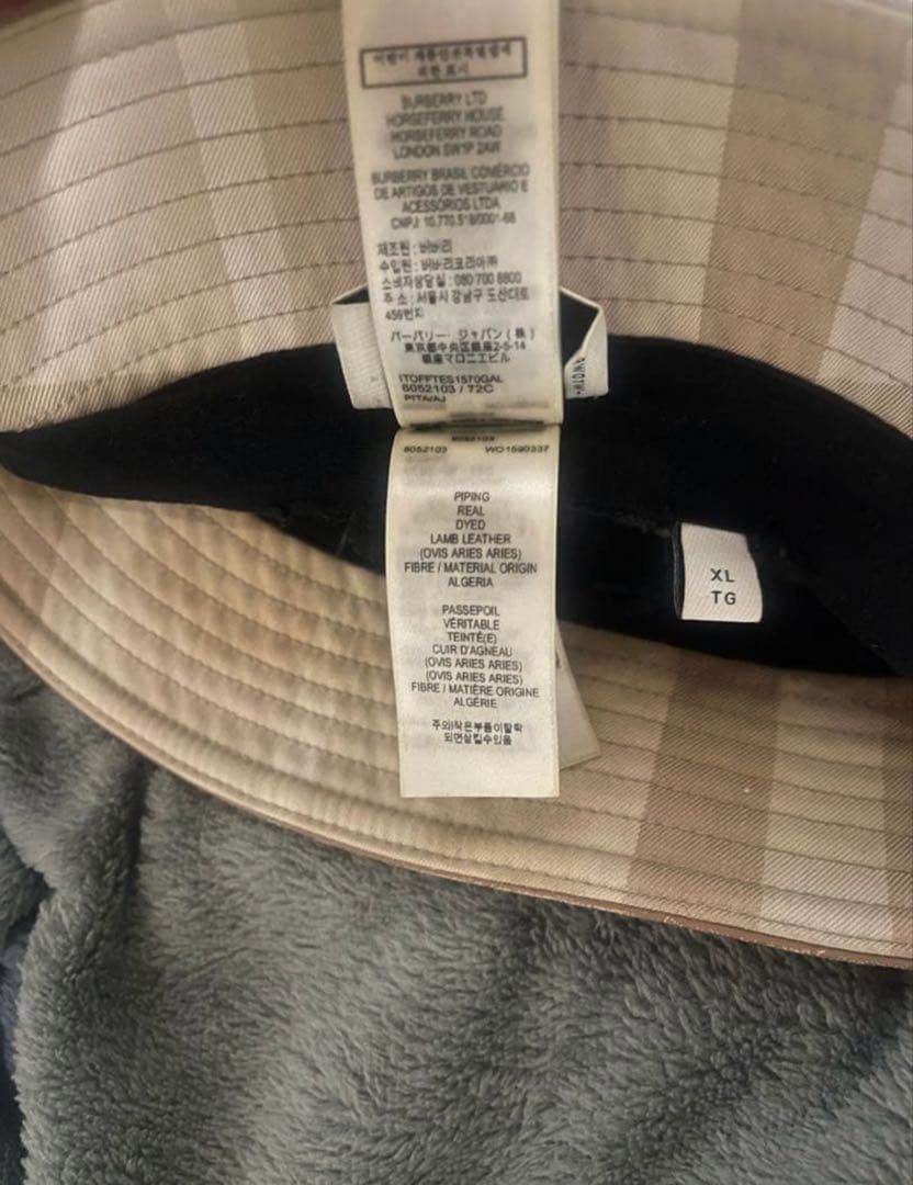 ☆★生産終了完売品★☆ Burberry テクニカルコットンバケットハット　希少