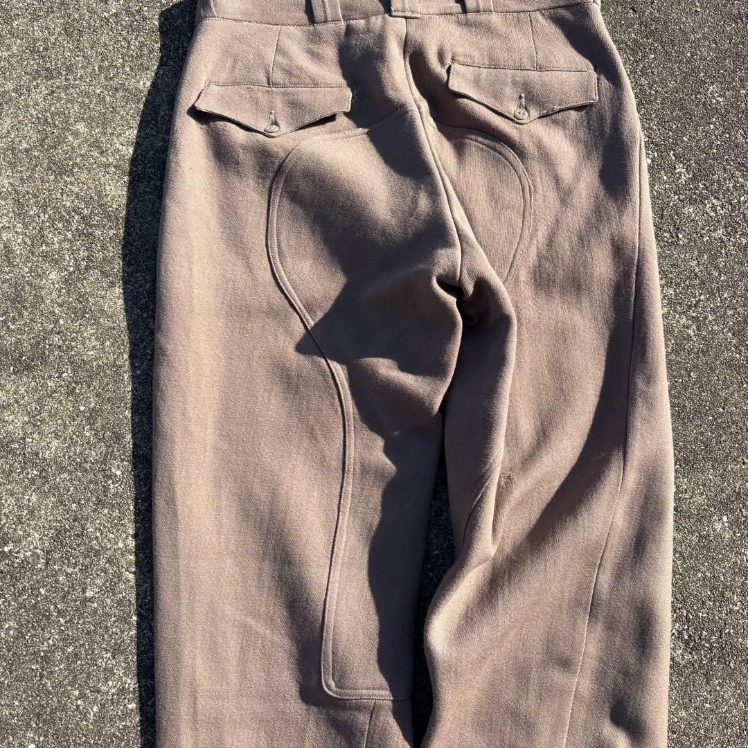 50s vintage HBARC ウールギャバ スラックス ウィップコード