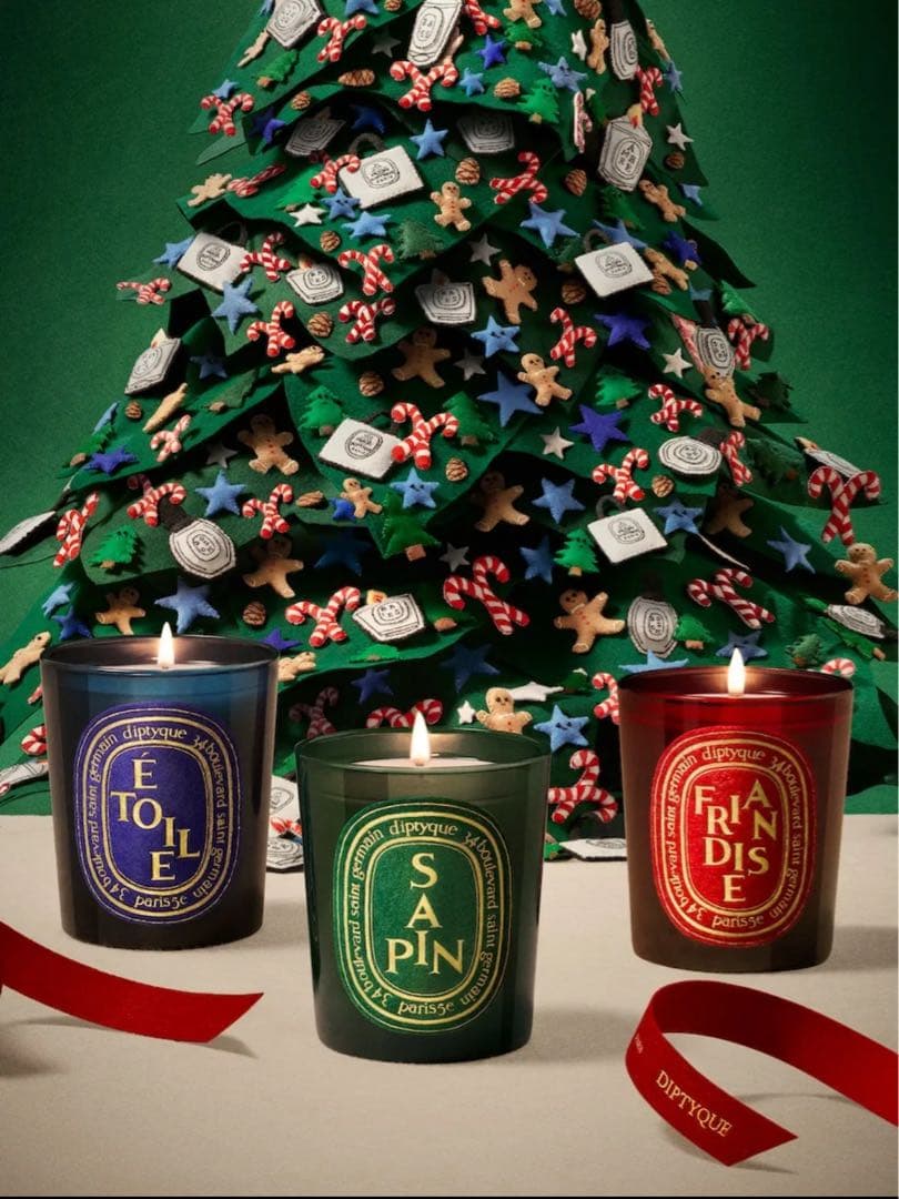 Diptyque 2024年クリスマスキャンドルコフレセット新品未使用