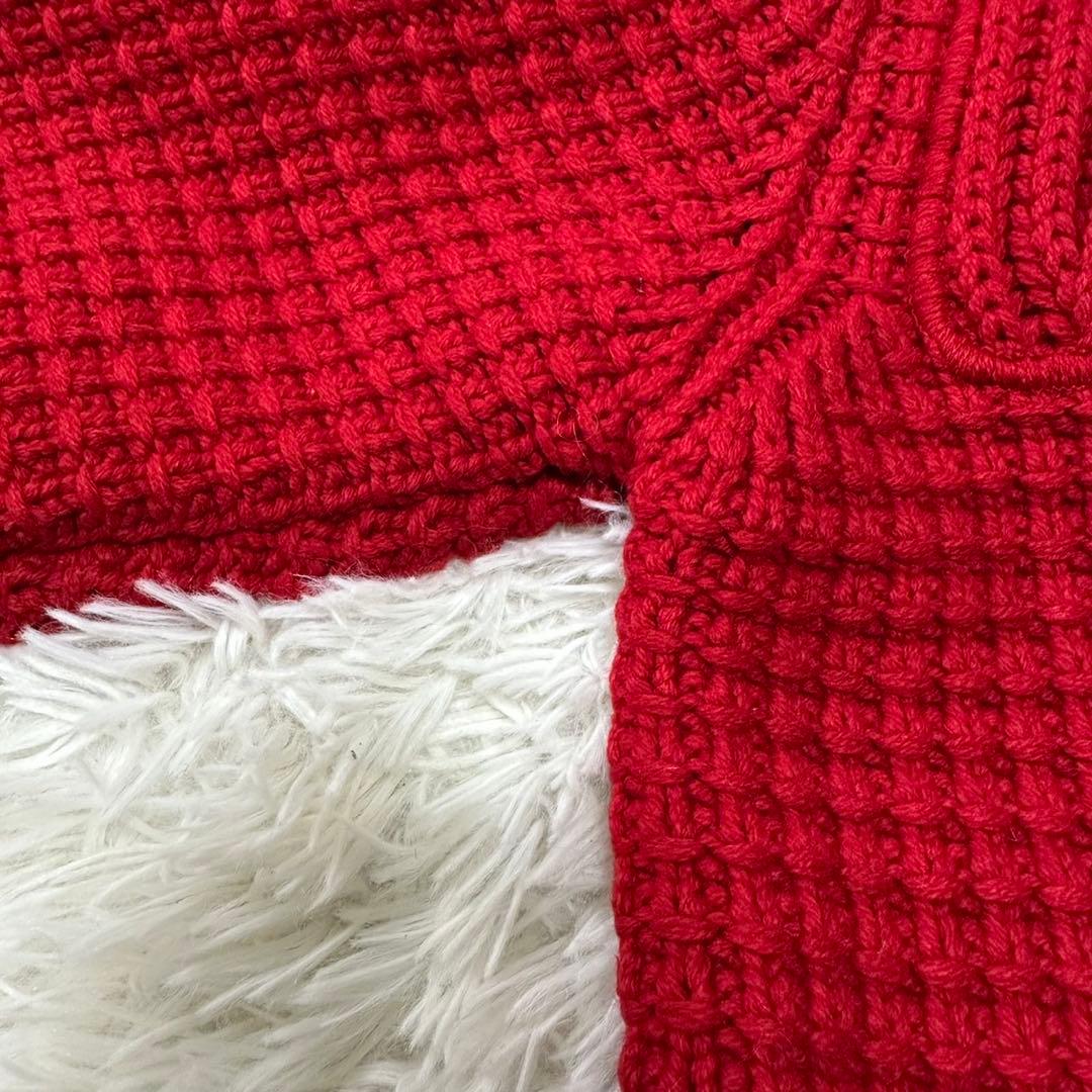 希少カラー バーク ダッフルコート 編み込みジャケット アウター 肉厚 イタリア