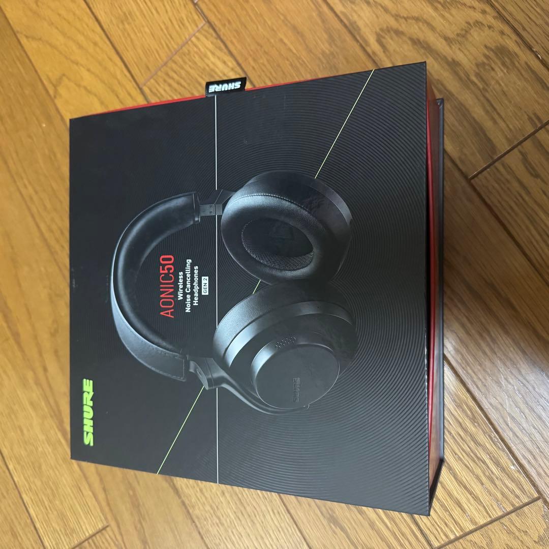SHURE AONIC 50 GEN2ワイヤレスヘッドホン ブラック
