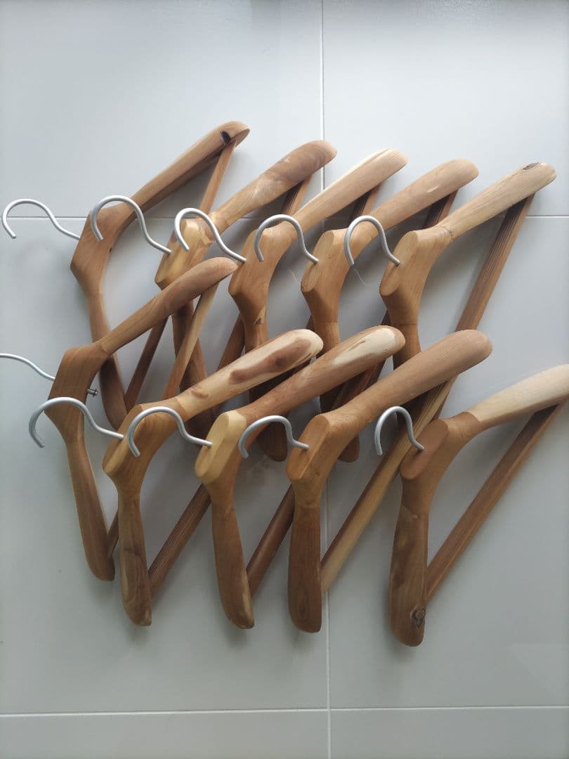 無印良品　レッドシダー　ハンガー10本セット