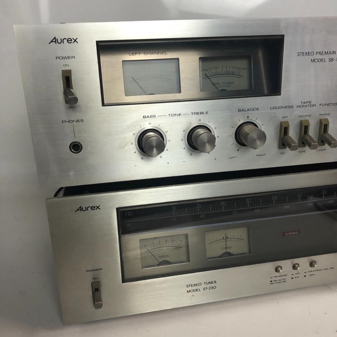 Aurex オーレックス ステレオアンプ SB-130 ST-230 プリメイン