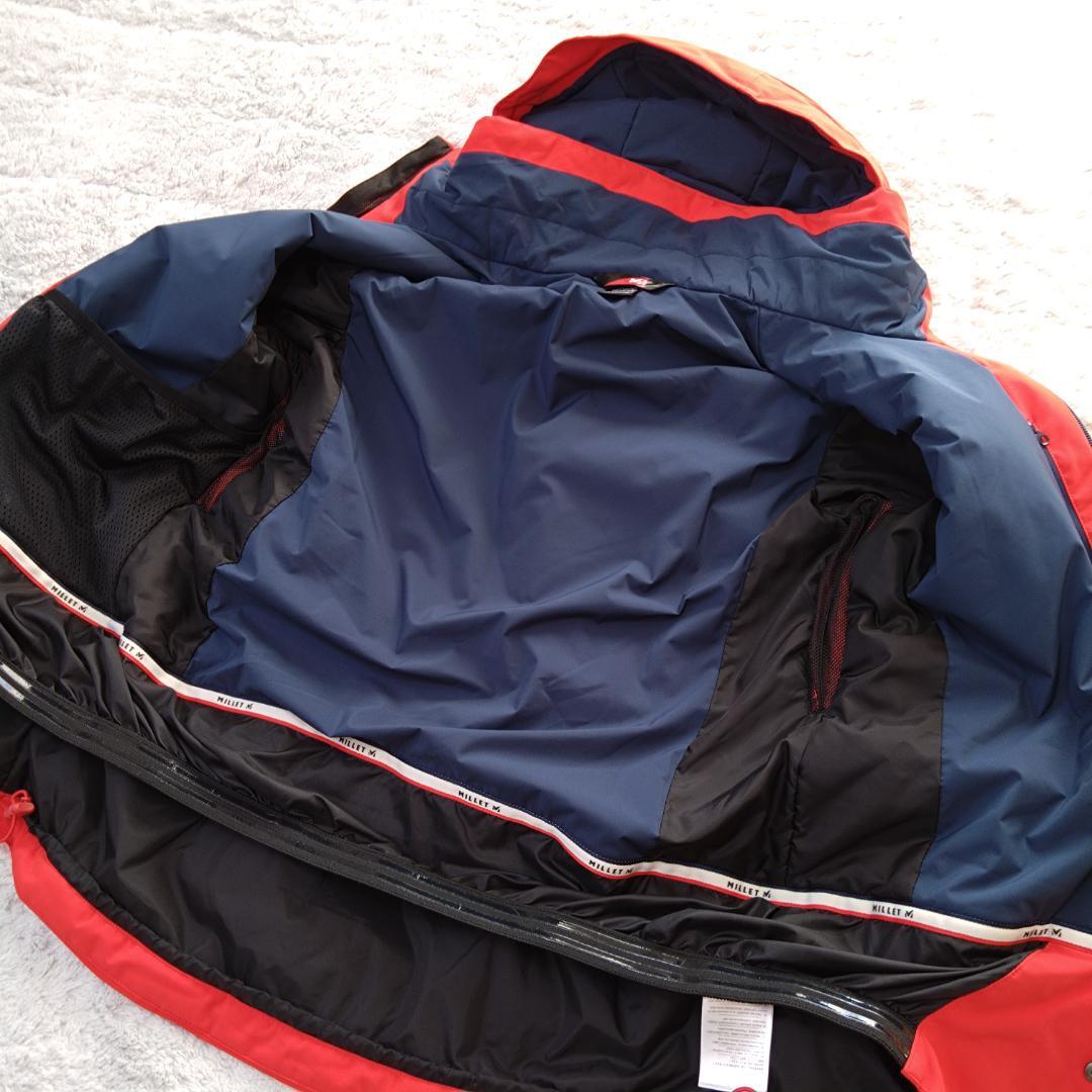MILLET スキーウェアＭ　ストラットンＪＫ　断熱材　ポケット充実　デカロゴ