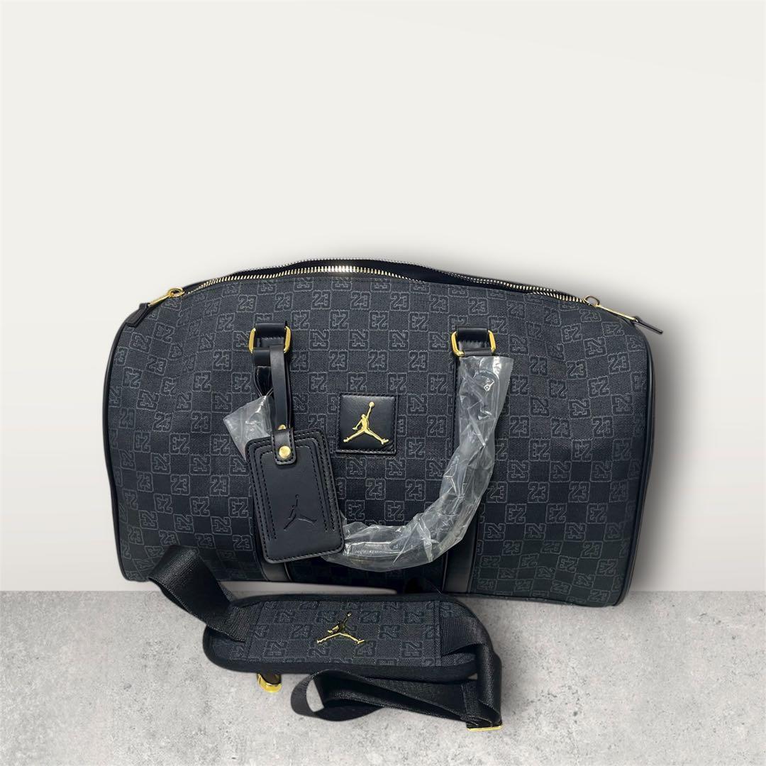Jordan モノグラム ボストンバッグ ブラック ゴールド 未使用