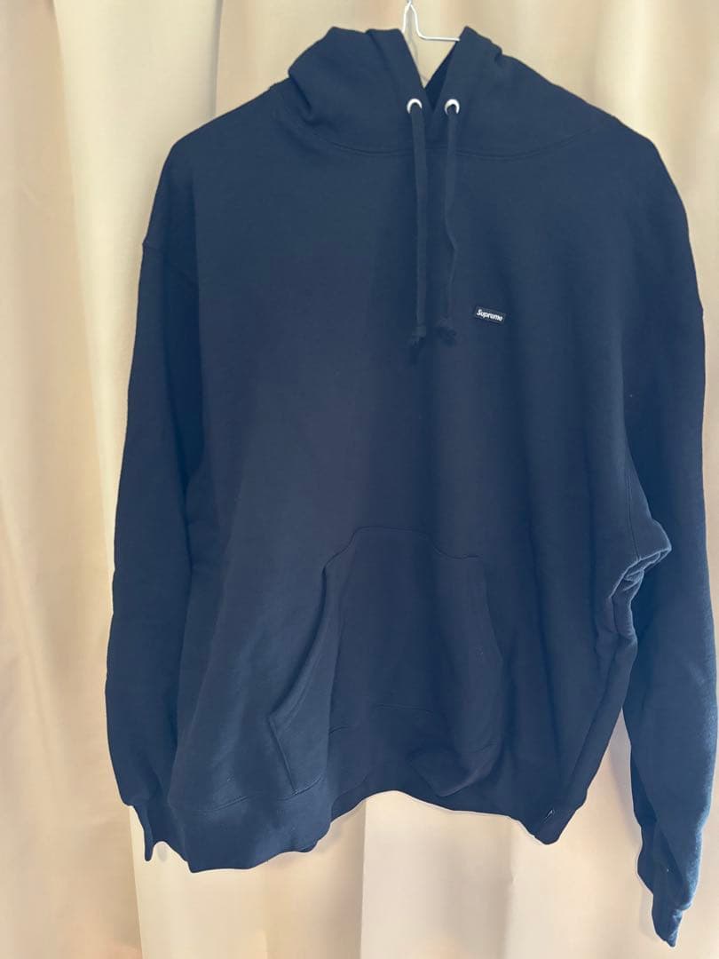 supreme スモールボックスロゴ　パーカー　ブラック