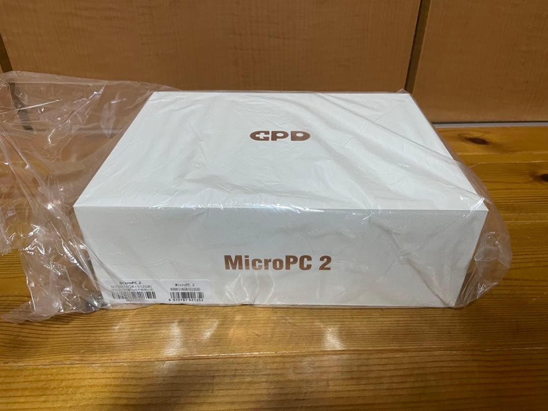 【新品未使用】GPD MicroPC 2 N300 16GB+512GB