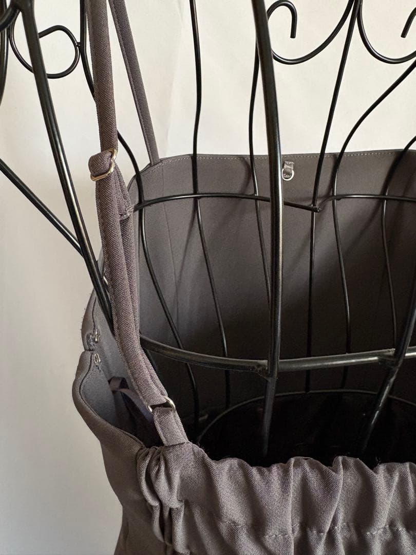 andresd ダブルクロスオールインワンドレス チャコール