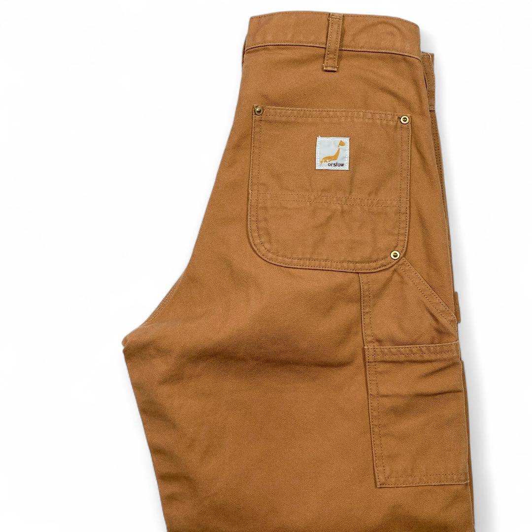 【未使用級】orslow オアスロウ ブラウンダック ペインターパンツ XS