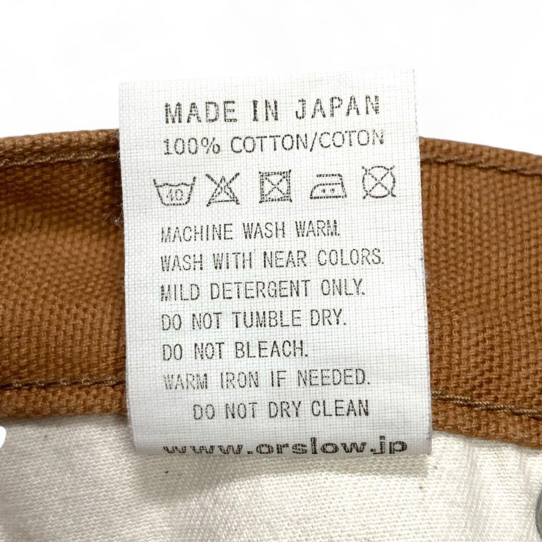 【未使用級】orslow オアスロウ ブラウンダック ペインターパンツ XS