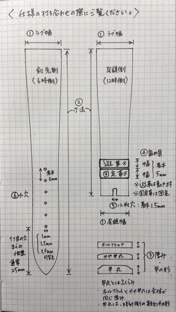 ✏️pika pika　時計ベルト・オーダー製作