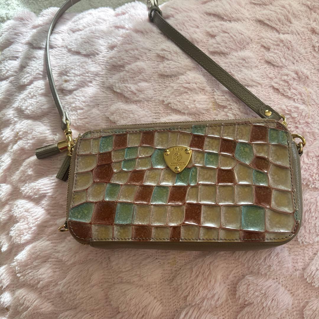 ゆず様　ATAO タイル模様 長財布 マルチカラー