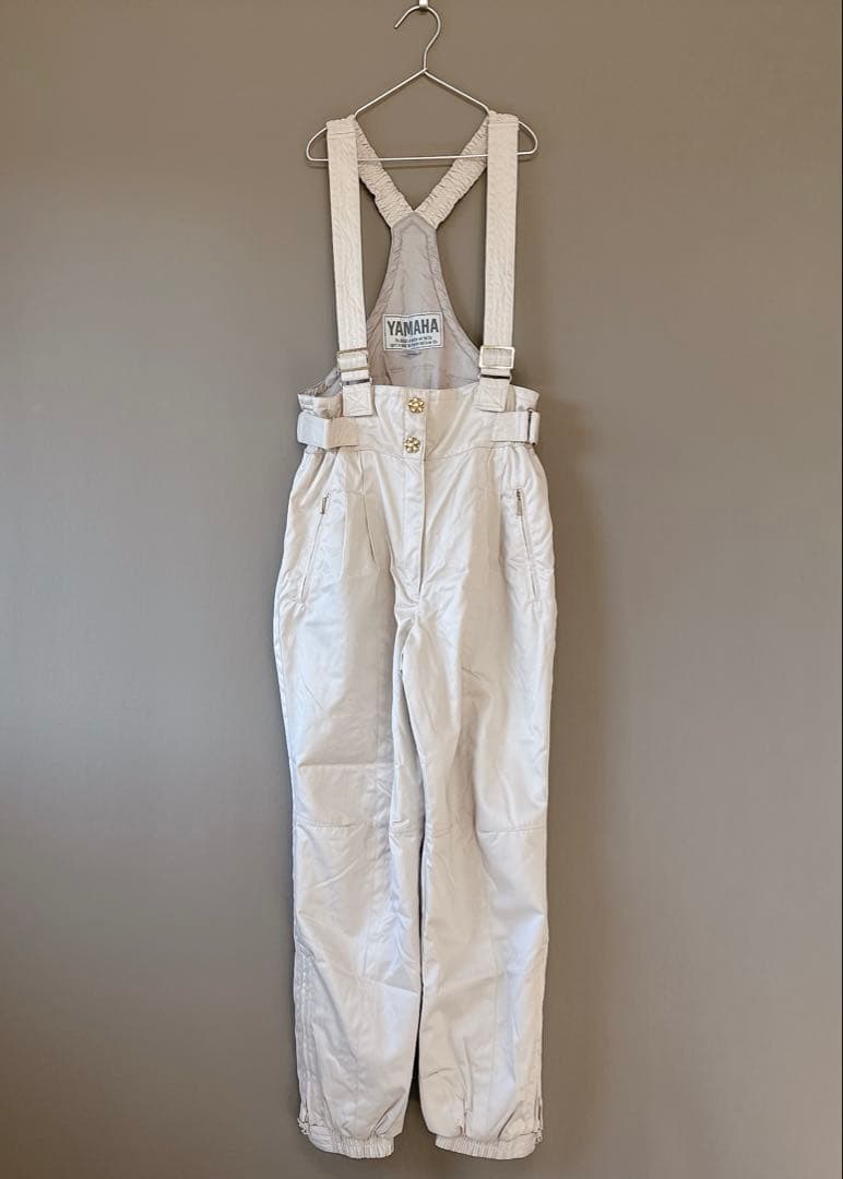 【ヤマハ】スキーウェアセットアップ　トップス：L紺　パンツ：66-76ベージュ