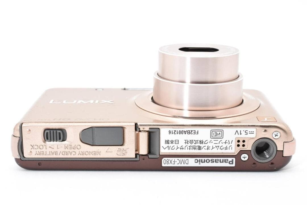美品　Panasonic LUMIX DMC-FX80 ゴールド ＃A370