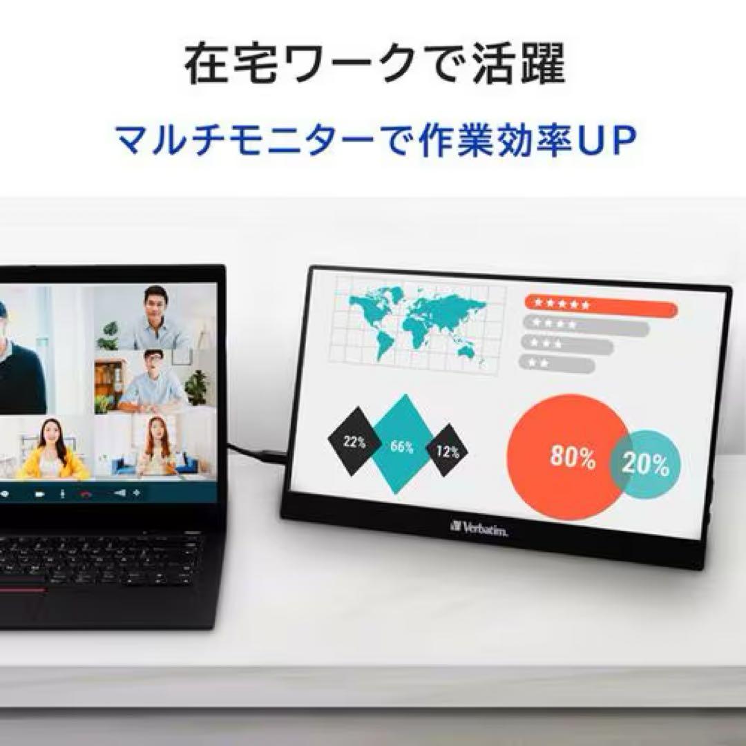 Verbatim 14インチ フルHD IPSモニター