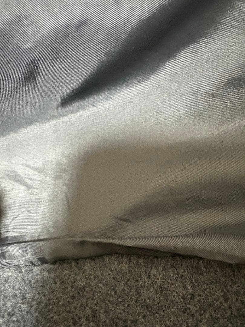 自由区 ❤️ 大きいサイズ46MENCHIウールビーバーフード付きコート☆グレー