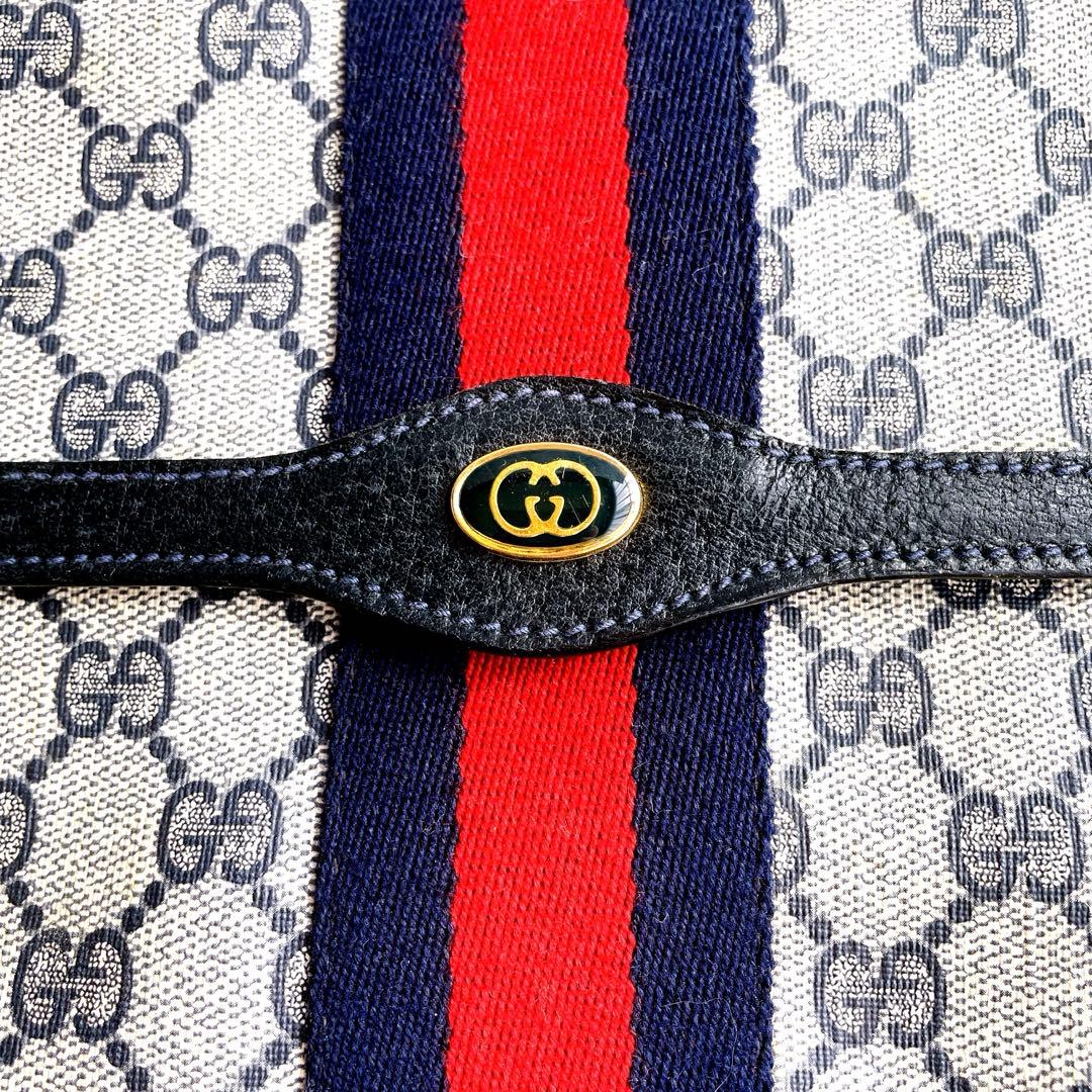 【希少✨️】Gucci(オールドグッチ)シェリー GGスプリーム クラッチバッグ