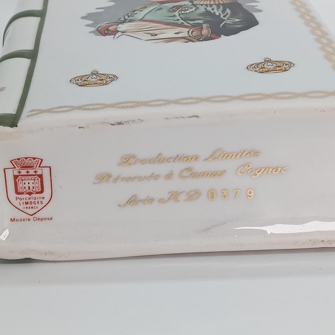 ２本セット CAMUS NAPOLEON ブック 陶器ボトル 青 白×緑