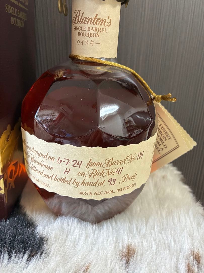 Blanton's シングルバレルバーボン 750ml