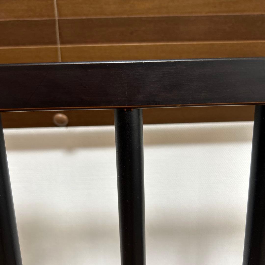 ワンタッチハイベッド　クールミニ　ダークブラウン　発送たのメル便送料込