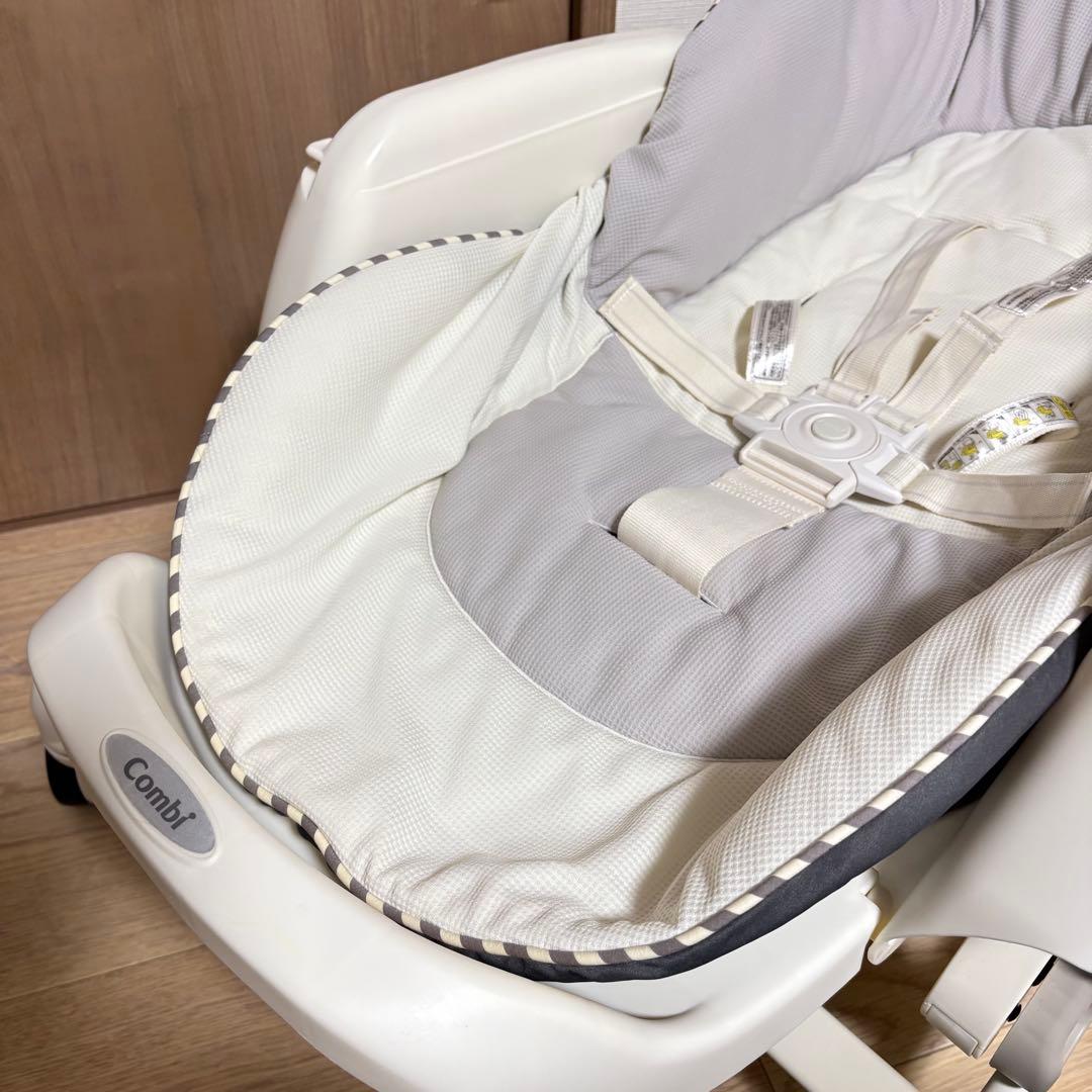 極美品✨コンビ ハイローチェア ネムリラ FF セサミグレー 手動 リバーシブル