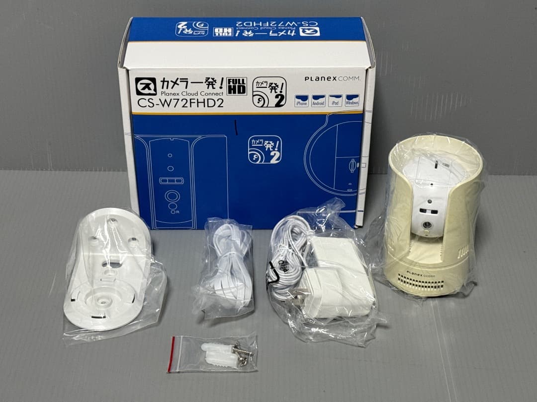 プラネックスPlanexカメラCS-W72FHD2(Wi-Fi/有線LAN対応)