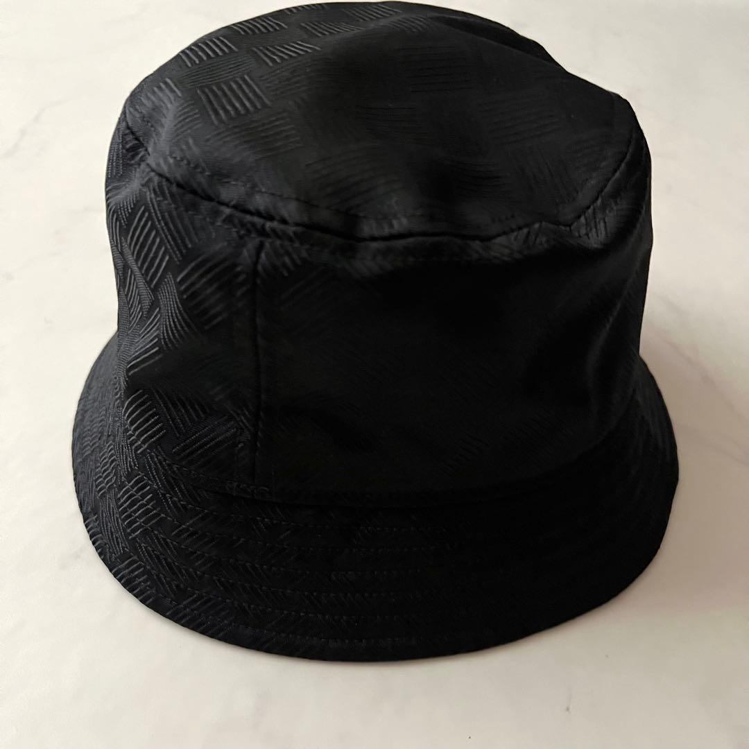 美品 ボッテガヴェネタ バケットハット ブラック 黒 Sサイズ 帽子 近年モデル