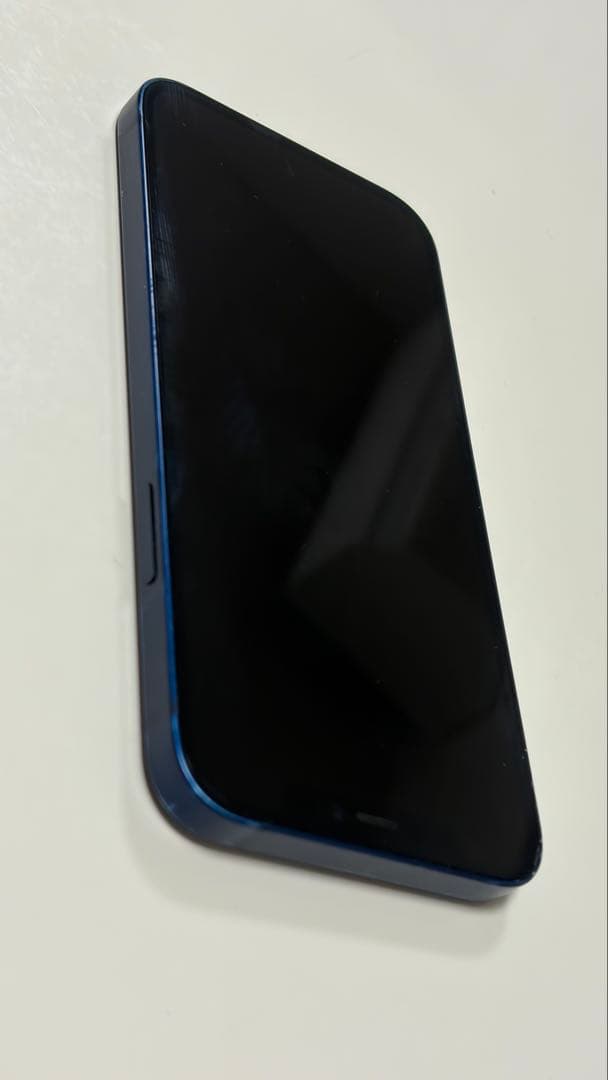 バッテリー100%iPhone12 256GBブルーMGJ33J/Aコードおまけ