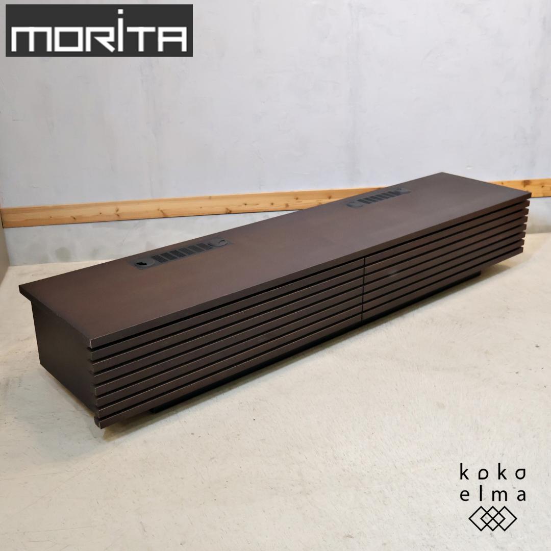 モリタインテリア レッタ テレビボード AVボード ルーバー 北欧スタイル