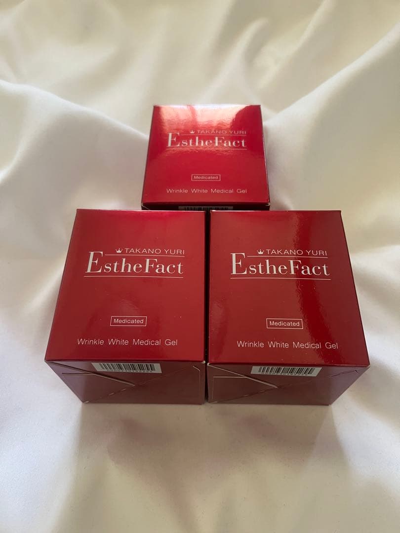 3個 新品 たかの友梨 エステファクト リンクルホワイト メディカルジェル 3個