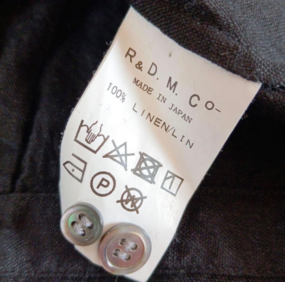 オールドマンズテーラーR&D.M.Co-リネンタックギャザーブラウスシャツ